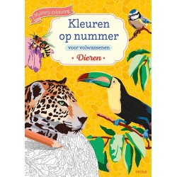 Deltas Kleuren op nummer voor volwassenen Dieren