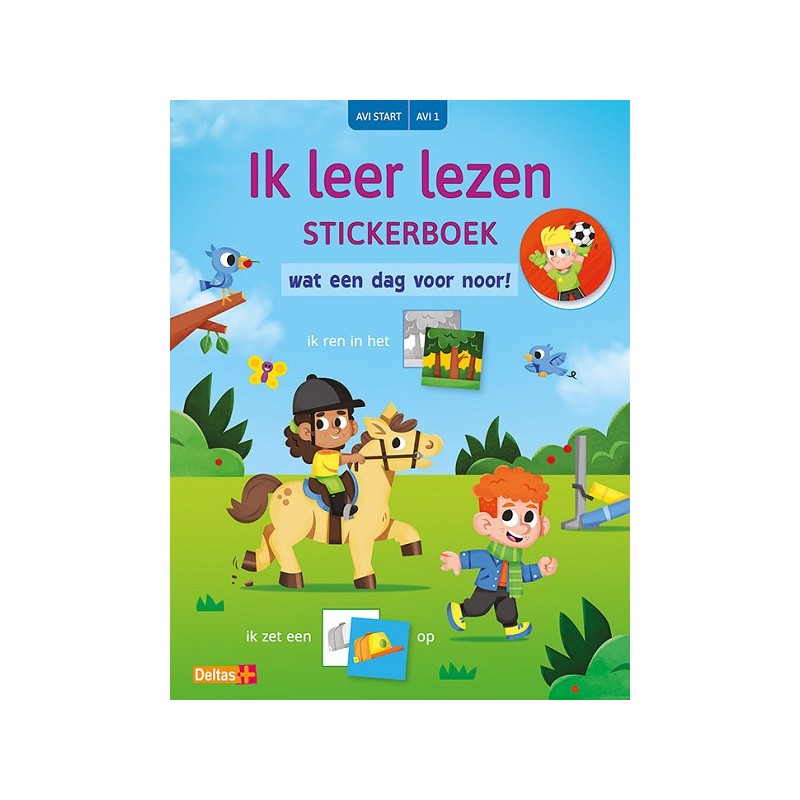 Deltas Ik leer lezen Stickerboek - Wat een dag voor Noor! (AVI START / AVI 1)