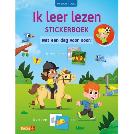 Deltas Ik leer lezen Stickerboek - Wat een dag voor Noor! (AVI START / AVI 1)