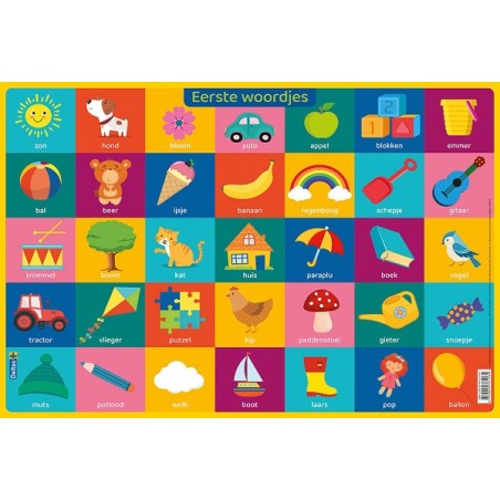 Deltas Educatieve onderleggers - Eerste woordjes