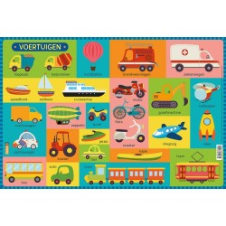 Sous-verres éducatifs Deltas - Véhicules