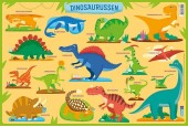 Sous-verres éducatifs Deltas - Dinosaures