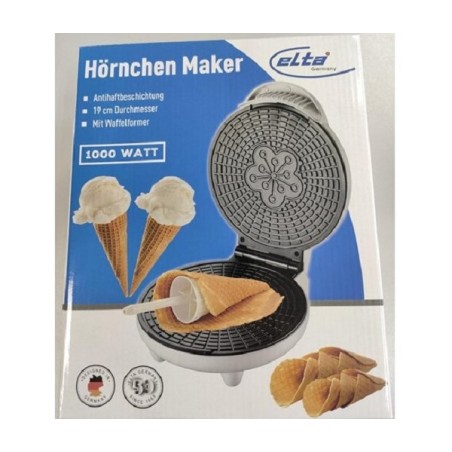 Elta Oublie fer ou gaufrier Ø19cm 1000W
