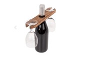 Wine Butler 25x6x1cm pour une bouteille et 2 verres