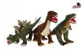 Peluche dinosaure DinoWorld avec dents en plastique 50-60cm