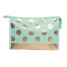 Trousse de toilette, collection Dots, 29 x 8 x 19 cm, matière PU, 2 petits compartiments intérieurs sur 1 côté