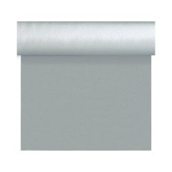 Duni 3-in-1 Zilver 40x480cm Dunisilk FSC