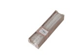 Boltze Home Bougies Twisto boîte de 6 pièces Ø2x20cm blanc