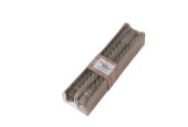 Boltze Home Kaarsen Twisto doosje a 6 stuks Ø2x20cm taupe
