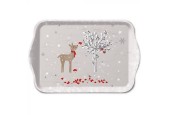 Plateau Ambiente Mélamine Reniflant Cerf 13x21cm