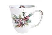 Ambiente Mug Houx Et Baies 0,4L Porcelaine Fine