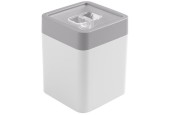 Sunware Sigma Home Bidon de rangement 0,6L blanc/gris clair 9 x 9 x 11,4 cm