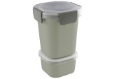 Sunware Sigma Home Food To Go Lunch Beker Lichtgroen/donkergr. 11,5 X 11,5 X