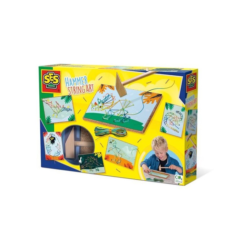 Ses Timmer string art dino's