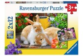 Ravensburger puzzle Câlins 2x12 pièces