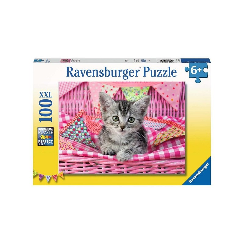 Ravensburger puzzel Schattig katje 100 stukjes XXL