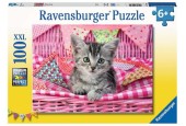 Ravensburger puzzel Schattig katje 100 stukjes XXL