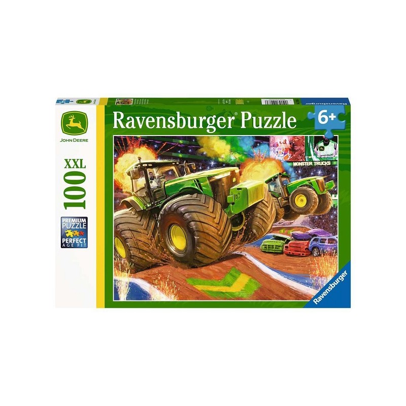 Ravensburger puzzel John Deere Big Wheels 100 stukjes XXL