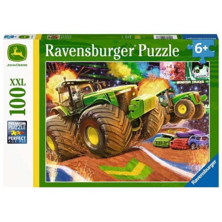 Ravensburger puzzel John Deere Big Wheels 100 stukjes XXL