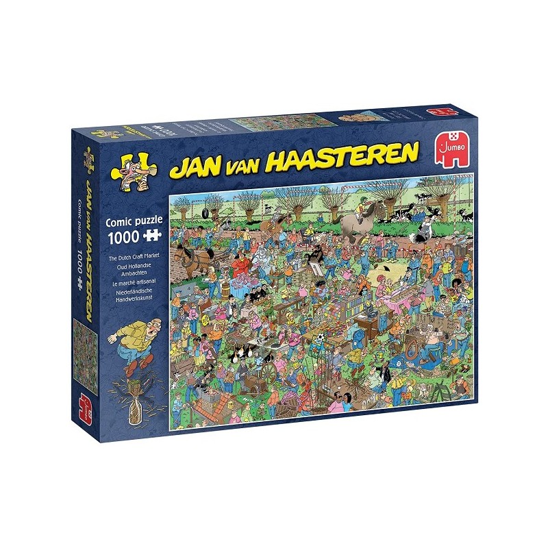 Puzzle Jumbo Jan van Haasteren Artisanat hollandais ancien 1000 pièces The Dutch Craft Market