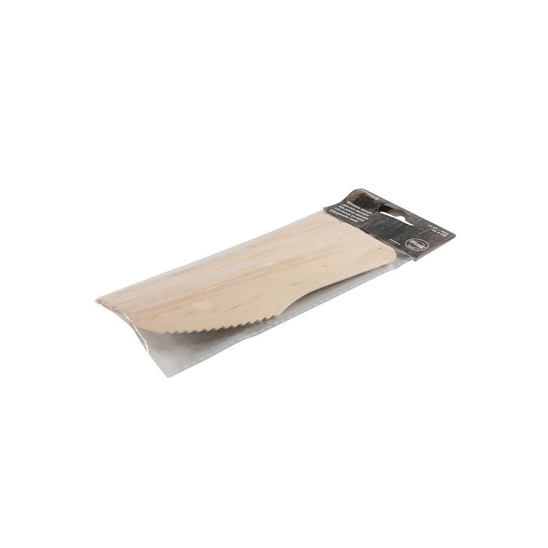 Couteau en bois pack de 12 pièces Bambou 11cm