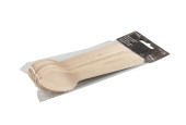 Cuillère en bois pack de 12 pièces Bambou 11cm