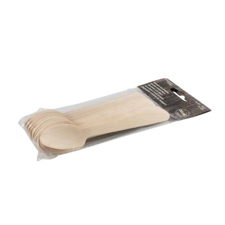 Cuillère à café en bois pack de 12 pièces Bambou
