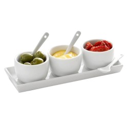 Service à sauce 7 pièces en céramique