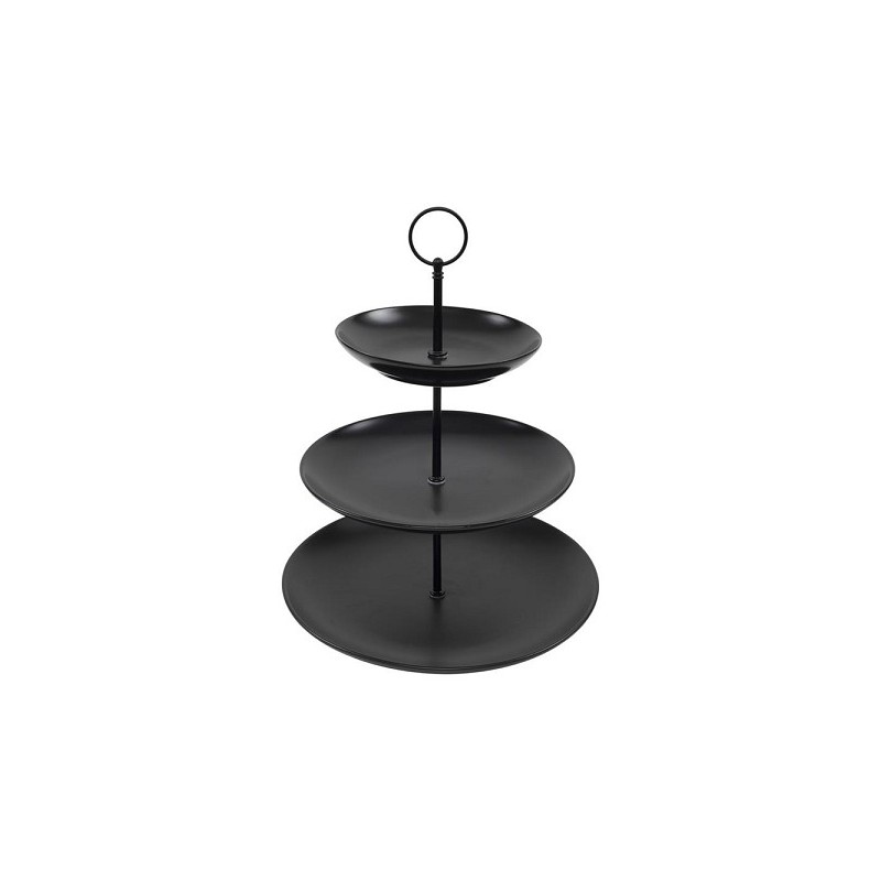 Etagere 3-laags zwart 16x21x26cm