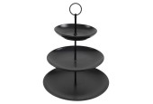 Etagere 3-laags zwart 16x21x26cm