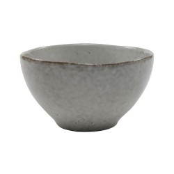 Plat Ø14,5x8cm gris pierre boite de 6 pièces