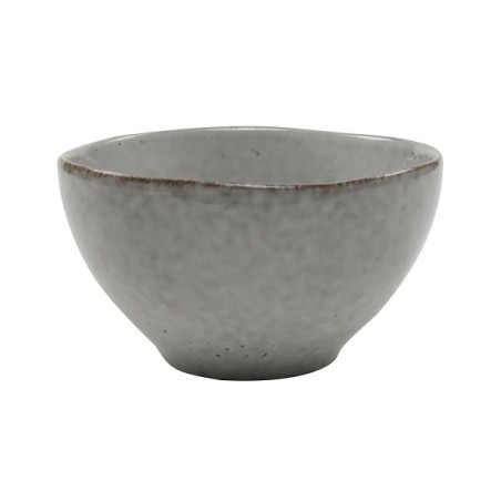 Plat Ø14,5x8cm gris pierre boite de 6 pièces