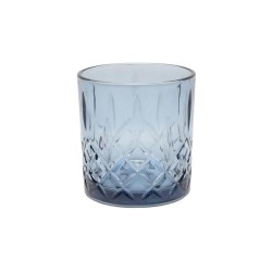 Verre à whisky/eau 345ml bleu marine boite de 6 pièces