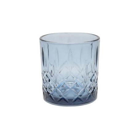 Verre à whisky/eau 345ml bleu marine boite de 6 pièces