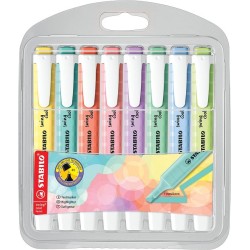 Stabilo Swing cool pastel markeerstiften blister a 8 stuks