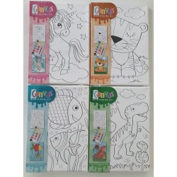 Ensemble de peinture sur toile 18x25cm