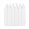 Bougies lanternes 12 en boîte blanc LXLXH 13x9x3cm 99% cire de paraffine, 1% coton