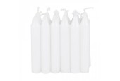 Bougies lanternes 12 en boîte blanc LXLXH 13x9x3cm 99% cire de paraffine, 1% coton
