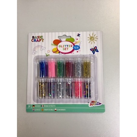 Grafix Glitter set 12 pièces