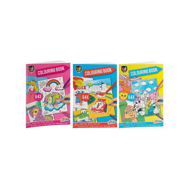 Livre de coloriage Grafix A4 64 pages