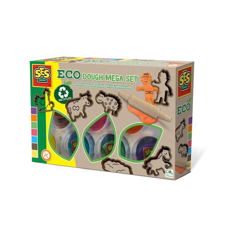 Méga set d'argile Ses Eco (7x90gr avec outils)
