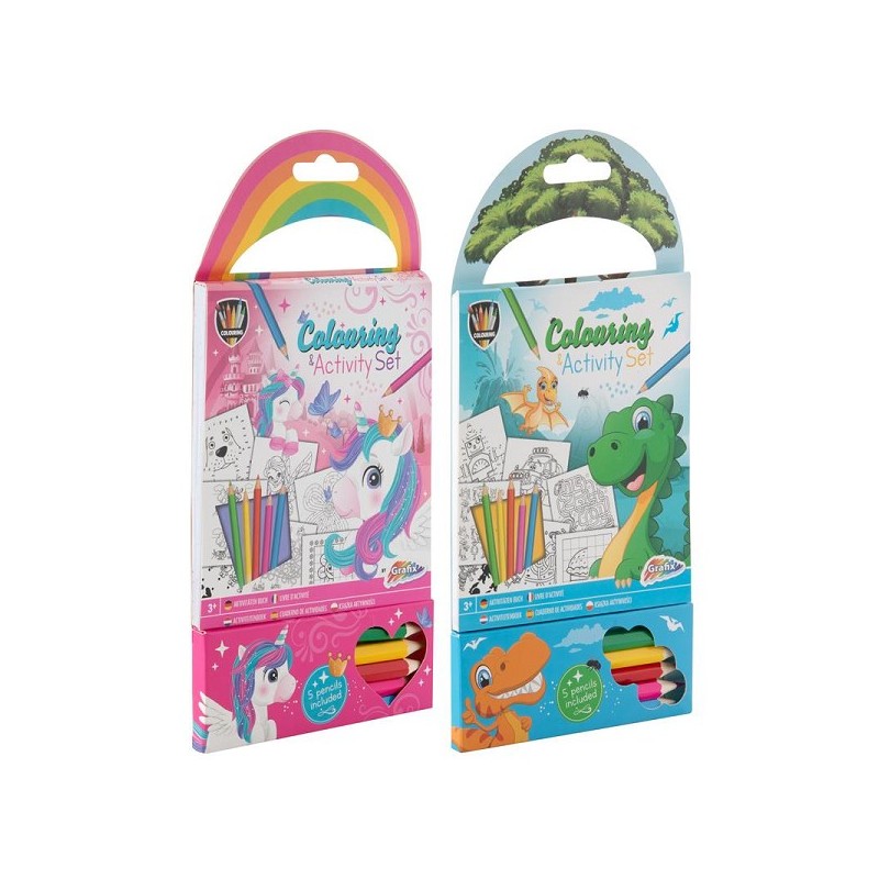 Grafix Kleur- & Activiteitensetje 22x11,5cm