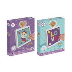 Grafix Diamond Painting avec cadre 15x15cm