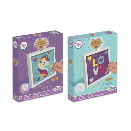 Grafix Diamond Painting avec cadre 15x15cm