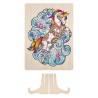 Grafix Puzzle en bois Licorne Formes uniques 130 pièces 30x22cm