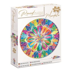 Grafix Puzzle Rond Mandala 1000 pièces Ø68cm