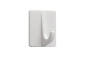 Tiger Baseline plakhaak rechthoek kunststof wit set a 4 stuks 32x42x31mm