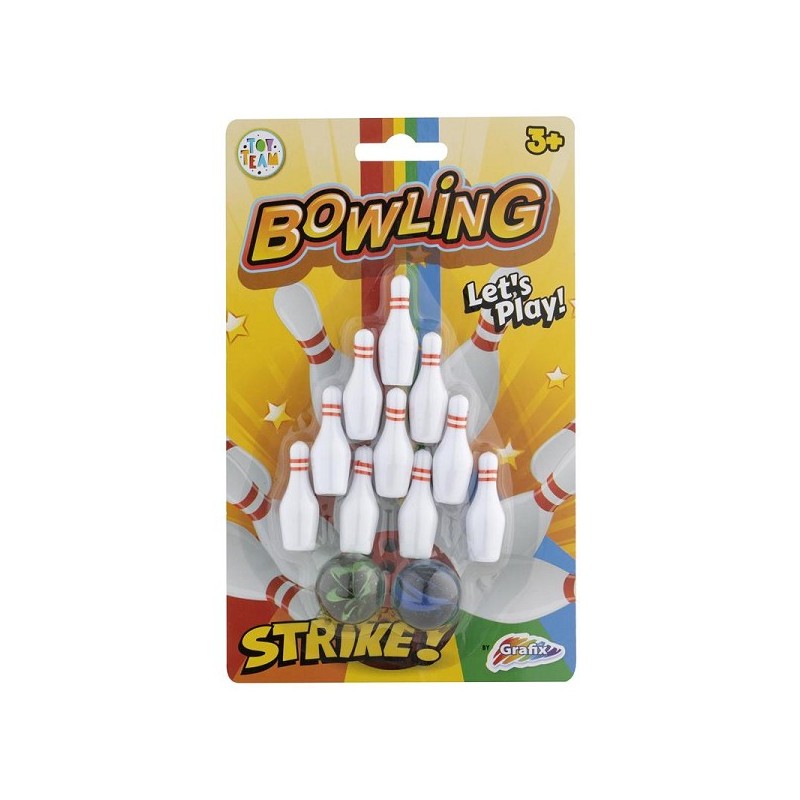 Grafix Mini Bowlingset 20x12cm