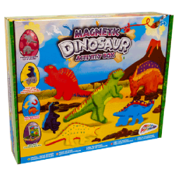 Grafix Boîte d'Activités Magnétique Dino 30x25cm 9-12 ans