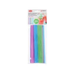 Alpina Drinkrietjes kunststof herbruikbaar Ø0,6x20cm pak a 20 stuks